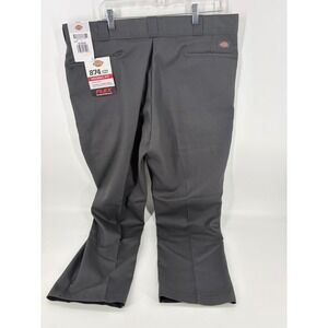 Dickies Mens Gray Work Pants 42x30 New Bootcut Straight Leg‎